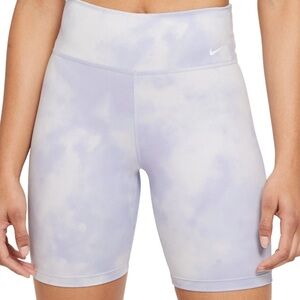 Nike Womens Purple One Icon Clash Bike Shorts Size M